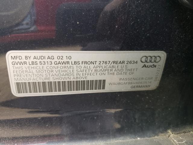 Photo 9 VIN: WAUBGAFB8AN063514 - AUDI A6 PREMIUM 