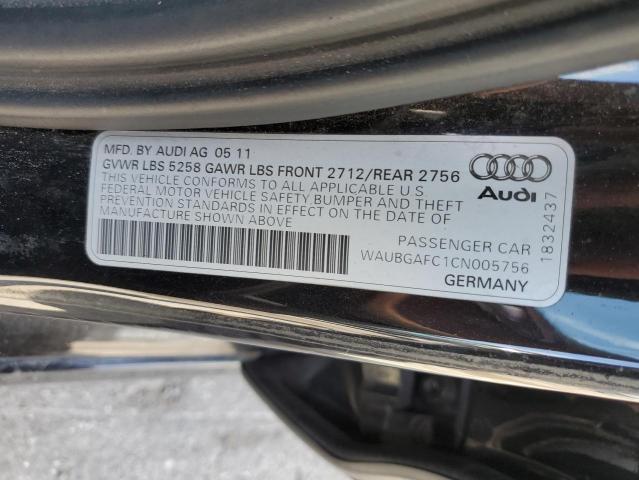 Photo 11 VIN: WAUBGAFC1CN005756 - AUDI A6 