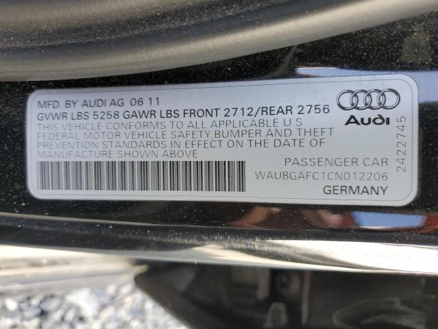 Photo 11 VIN: WAUBGAFC1CN012206 - AUDI A6 