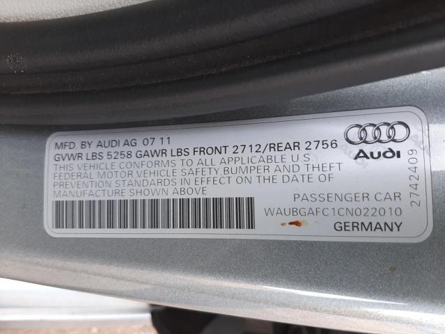 Photo 9 VIN: WAUBGAFC1CN022010 - AUDI A6 