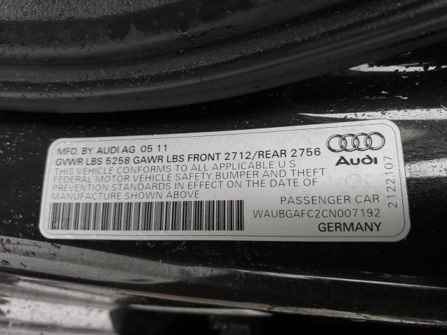 Photo 11 VIN: WAUBGAFC2CN007192 - AUDI A6 