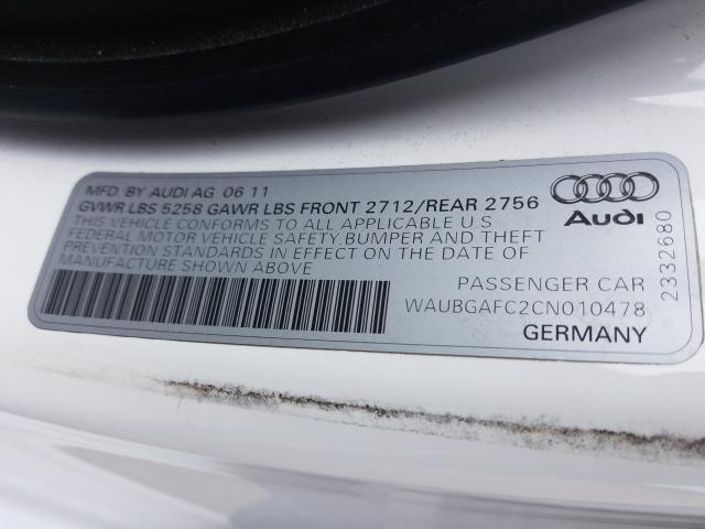 Photo 9 VIN: WAUBGAFC2CN010478 - AUDI A6 