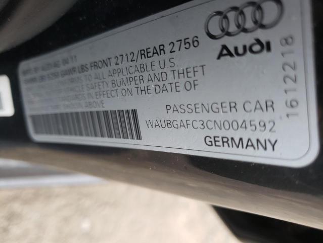 Photo 11 VIN: WAUBGAFC3CN004592 - AUDI A6 