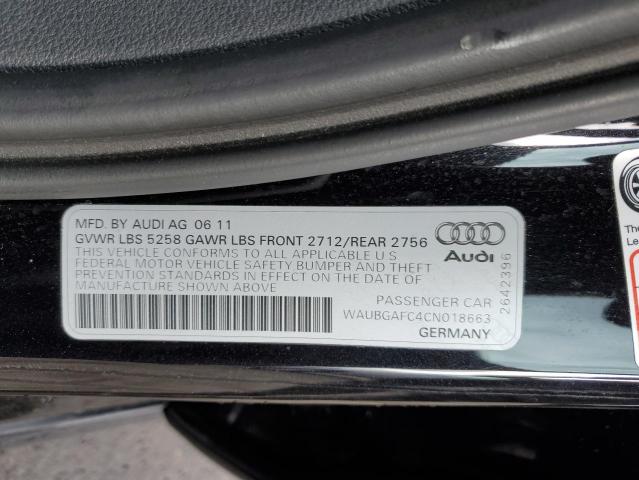 Photo 12 VIN: WAUBGAFC4CN018663 - AUDI A6 