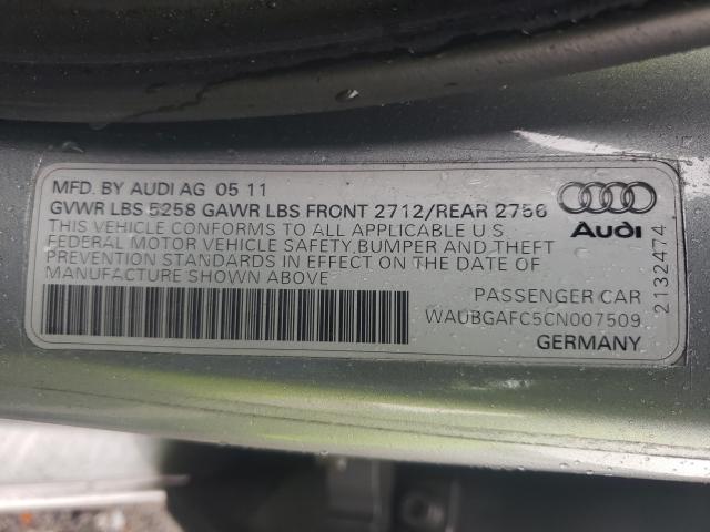 Photo 9 VIN: WAUBGAFC5CN007509 - AUDI A6 