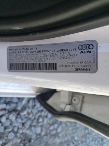 Photo 9 VIN: WAUBGAFC6CN004330 - AUDI A6 