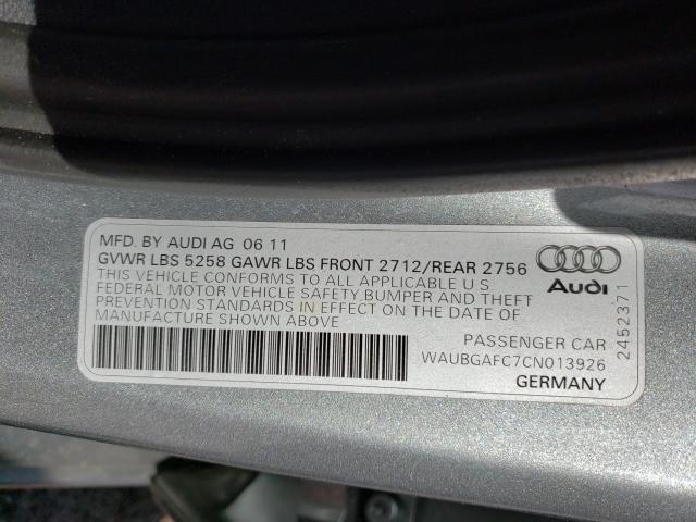 Photo 9 VIN: WAUBGAFC7CN013926 - AUDI A6 