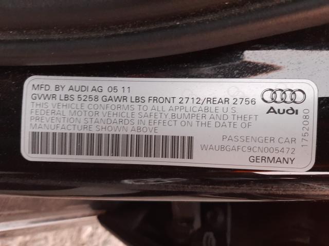 Photo 9 VIN: WAUBGAFC9CN005472 - AUDI A6 