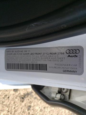 Photo 9 VIN: WAUBGAFC9CN010459 - AUDI A6 