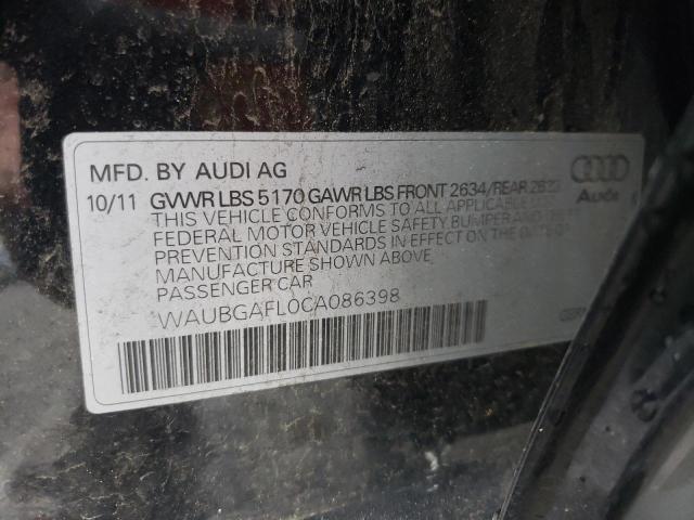 Photo 9 VIN: WAUBGAFL0CA086398 - AUDI S4 PREMIUM 