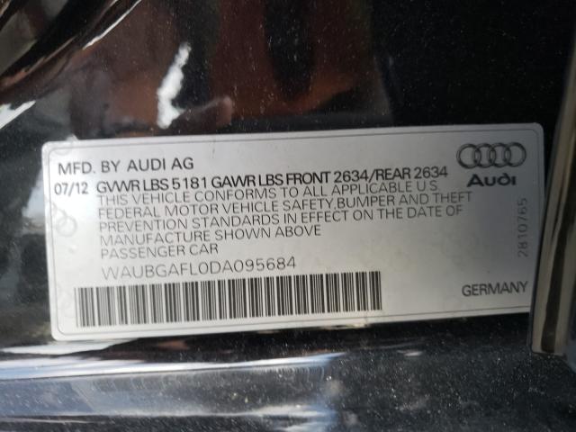 Photo 9 VIN: WAUBGAFL0DA095684 - AUDI S4 PREMIUM 