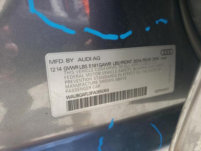 Photo 9 VIN: WAUBGAFL0FA085059 - AUDI S4 PREMIUM 