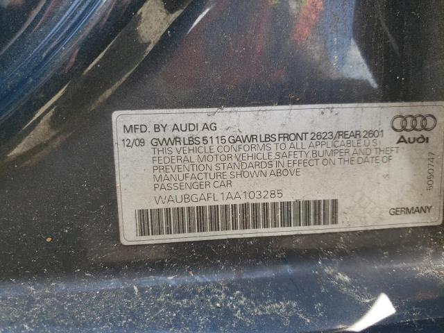 Photo 9 VIN: WAUBGAFL1AA103285 - AUDI S4 PREMIUM 