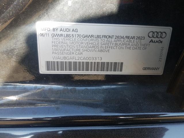 Photo 9 VIN: WAUBGAFL2CA003313 - AUDI S4 PREMIUM 