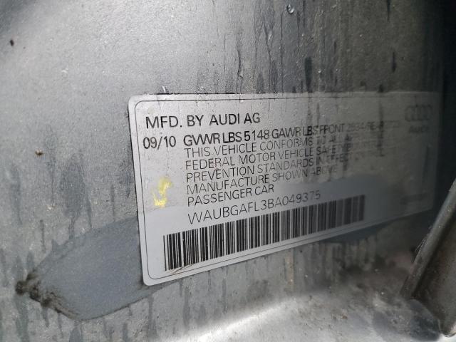 Photo 11 VIN: WAUBGAFL3BA049375 - AUDI S4 PREMIUM 