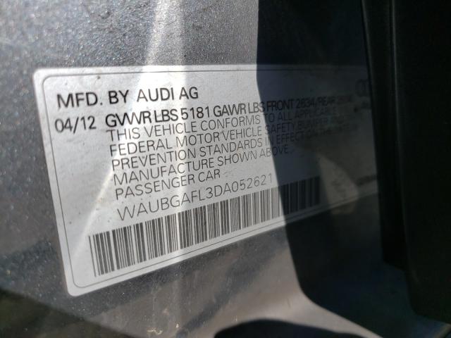 Photo 9 VIN: WAUBGAFL3DA052621 - AUDI S4 PREMIUM 