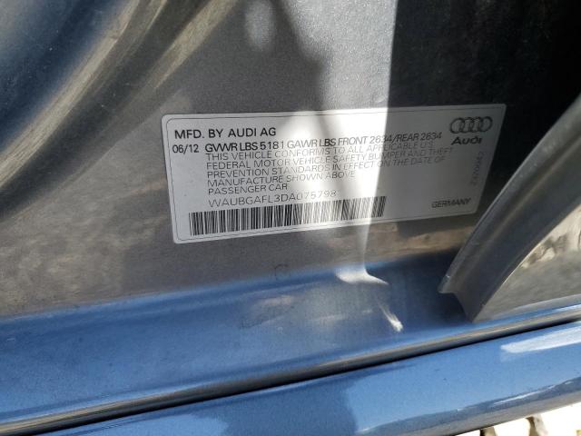 Photo 11 VIN: WAUBGAFL3DA075798 - AUDI S4 PREMIUM 