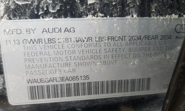 Photo 9 VIN: WAUBGAFL3EA085135 - AUDI S4 PREMIUM 