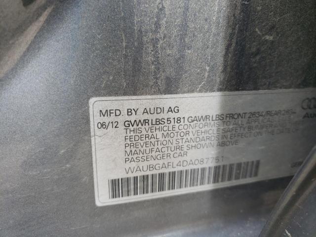 Photo 9 VIN: WAUBGAFL4DA087751 - AUDI S4 PREMIUM 