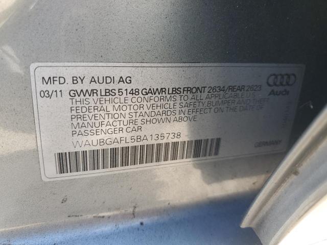 Photo 12 VIN: WAUBGAFL5BA135738 - AUDI S4 PREMIUM 