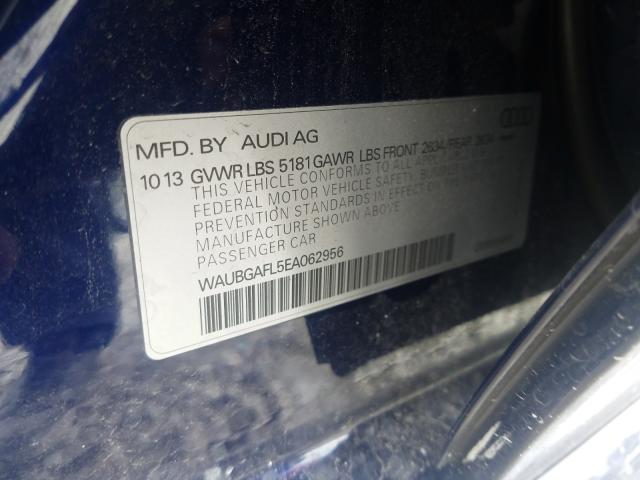 Photo 9 VIN: WAUBGAFL5EA062956 - AUDI S4 PREMIUM 