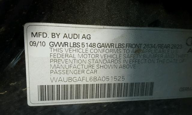 Photo 9 VIN: WAUBGAFL6BA051525 - AUDI RS4 