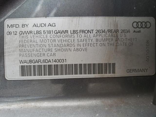 Photo 9 VIN: WAUBGAFL6DA140031 - AUDI S4 