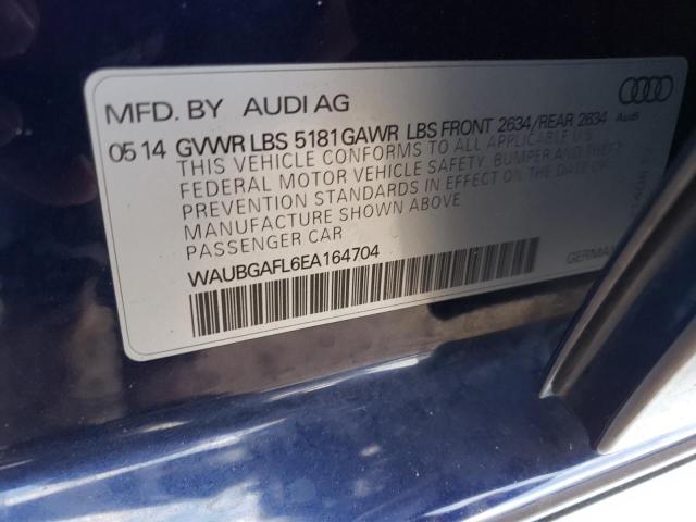 Photo 9 VIN: WAUBGAFL6EA164704 - AUDI S4 PREMIUM 