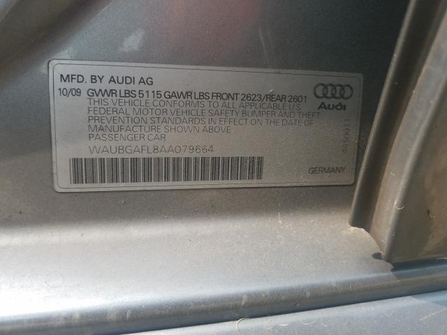 Photo 9 VIN: WAUBGAFL8AA079664 - AUDI S4 PREMIUM 