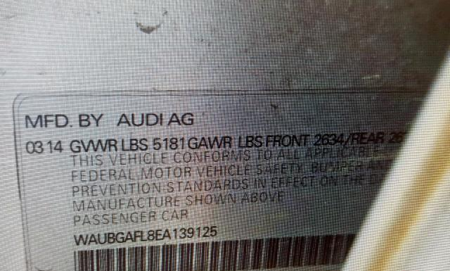 Photo 9 VIN: WAUBGAFL8EA139125 - AUDI S4 