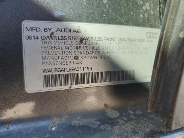 Photo 11 VIN: WAUBGAFL8FA011159 - AUDI S4 PREMIUM 