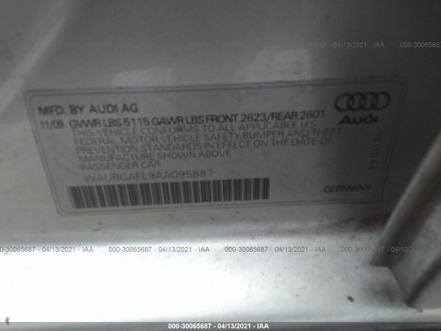 Photo 8 VIN: WAUBGAFL9AA095887 - AUDI S4 