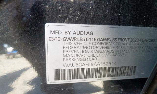 Photo 9 VIN: WAUBGAFL9AA152914 - AUDI S4 