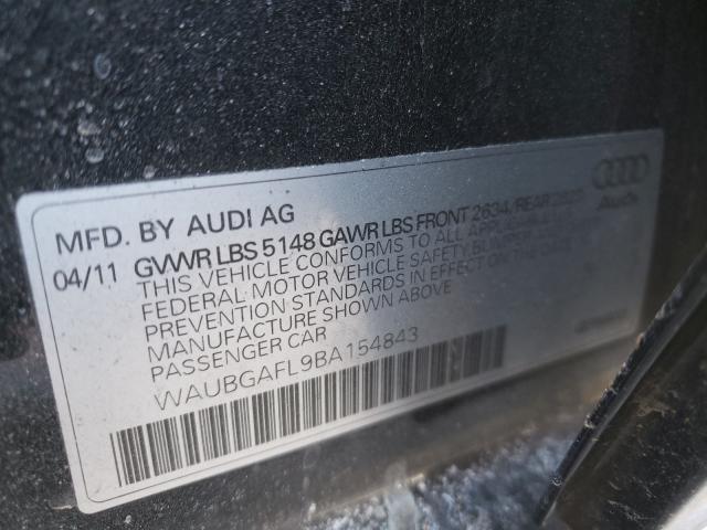 Photo 9 VIN: WAUBGAFL9BA154843 - AUDI S4 PREMIUM 