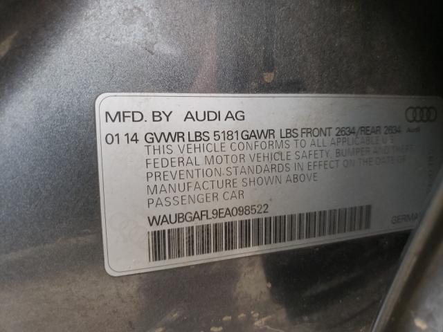 Photo 9 VIN: WAUBGAFL9EA098522 - AUDI S4 PREMIUM 