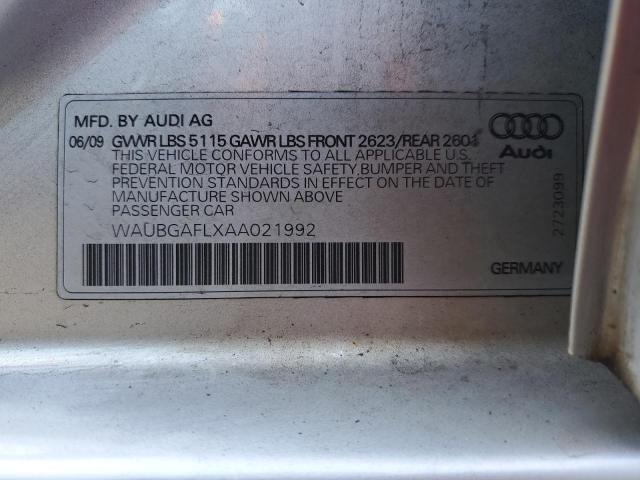 Photo 11 VIN: WAUBGAFLXAA021992 - AUDI S4 PREMIUM 