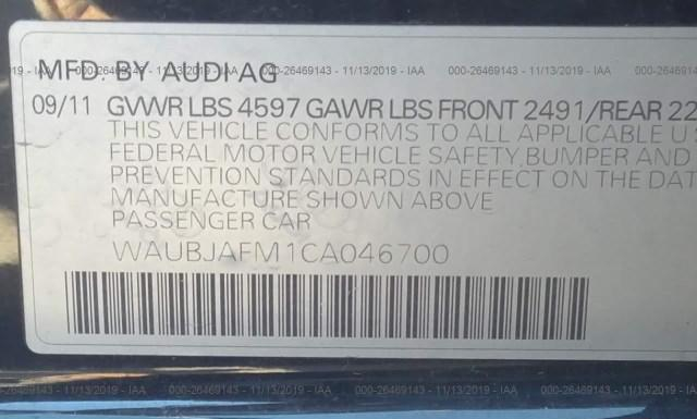 Photo 8 VIN: WAUBJAFM1CA046700 - AUDI A3 