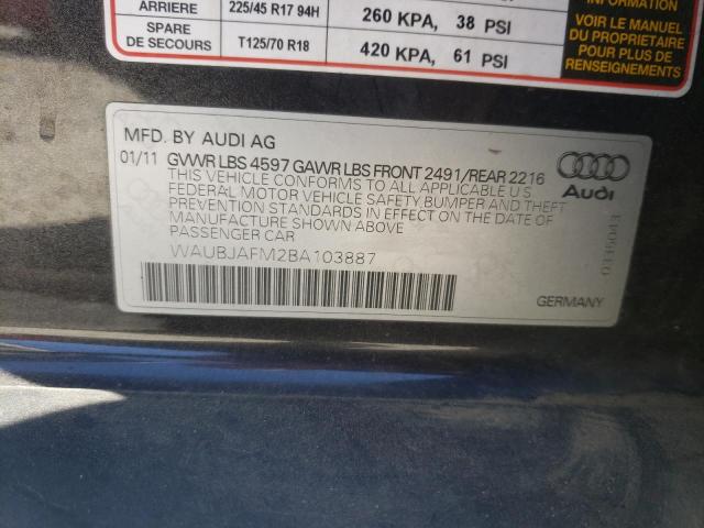 Photo 12 VIN: WAUBJAFM2BA103887 - AUDI A3 PREMIUM 