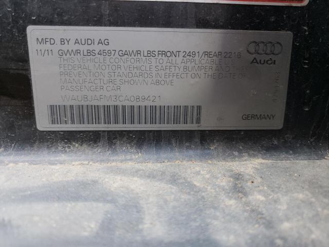 Photo 11 VIN: WAUBJAFM3CA089421 - AUDI A3 