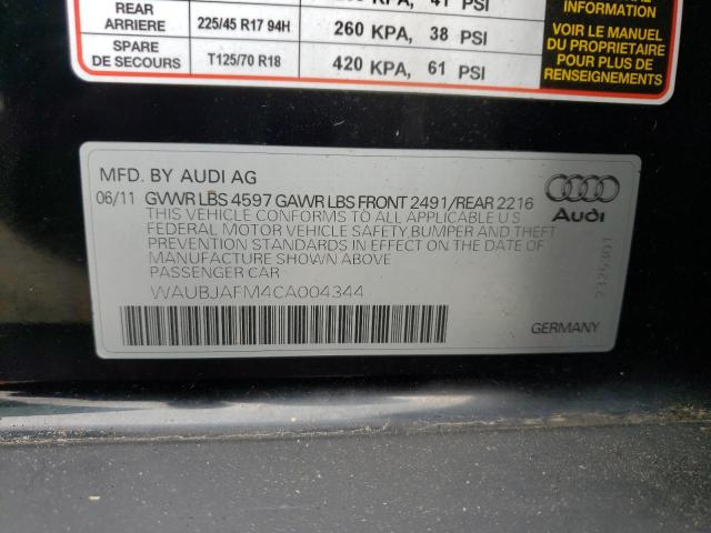 Photo 9 VIN: WAUBJAFM4CA004344 - AUDI A3 PREMIUM 