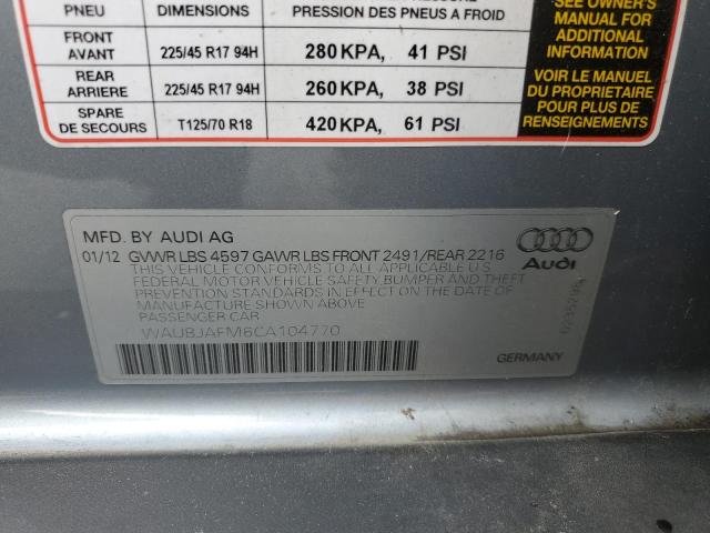 Photo 12 VIN: WAUBJAFM6CA104770 - AUDI A3 PREMIUM 