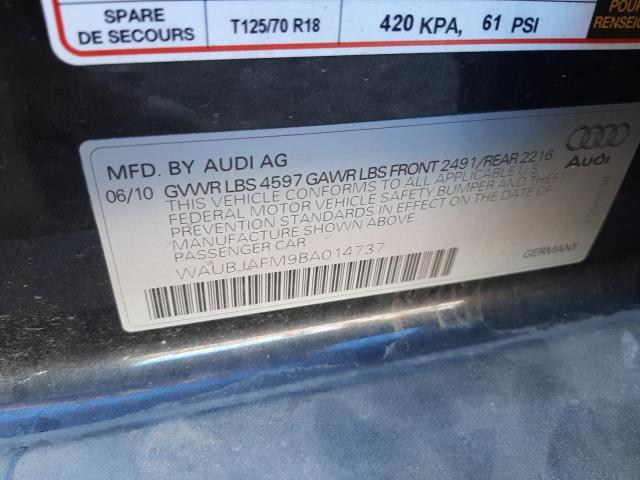 Photo 9 VIN: WAUBJAFM9BA014737 - AUDI A3 PREMIUM 