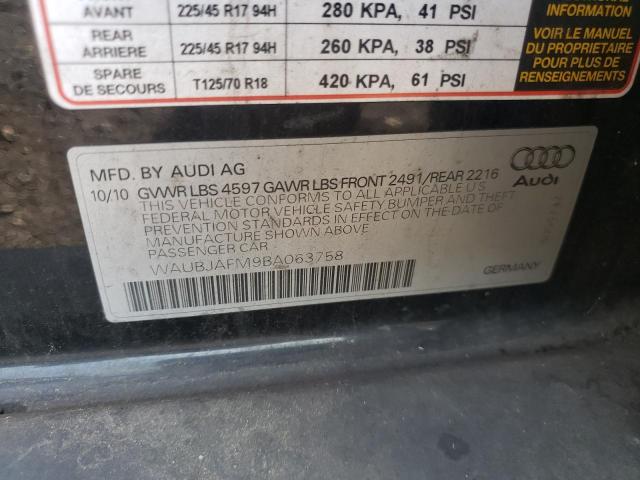 Photo 11 VIN: WAUBJAFM9BA063758 - AUDI A3 PREMIUM 