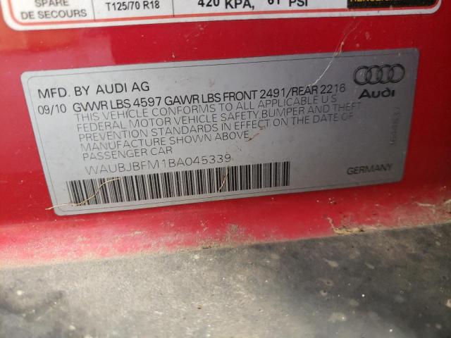 Photo 9 VIN: WAUBJBFM1BA045339 - AUDI A3 PREMIUM 