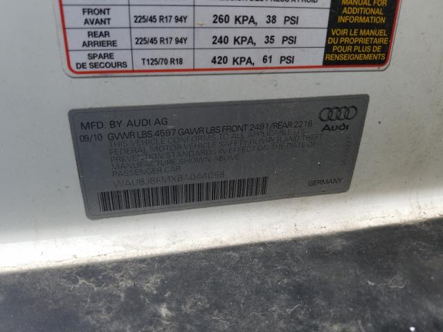 Photo 9 VIN: WAUBJBFMXBA044058 - AUDI A3 PREMIUM 