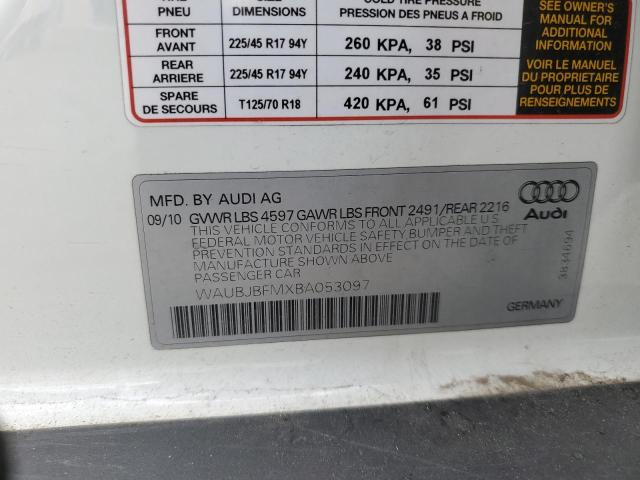 Photo 11 VIN: WAUBJBFMXBA053097 - AUDI A3 