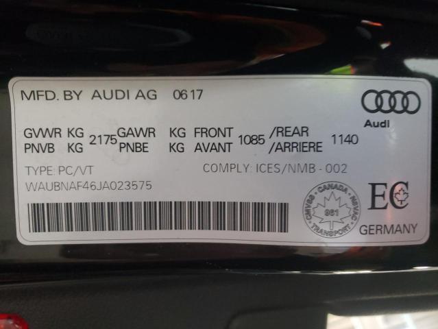 Photo 11 VIN: WAUBNAF46JA023575 - AUDI A4 PROGRES 