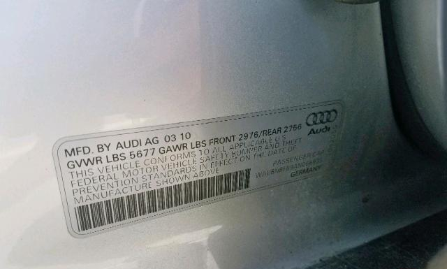 Photo 9 VIN: WAUBNBFB9AN066935 - AUDI S6 