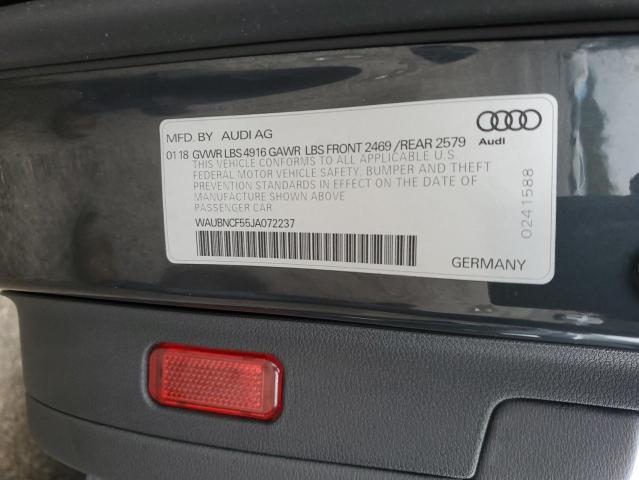 Photo 11 VIN: WAUBNCF55JA072237 - AUDI A5 PREMIUM 