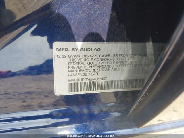 Photo 8 VIN: WAUBUDGY6PA062407 - AUDI A3 